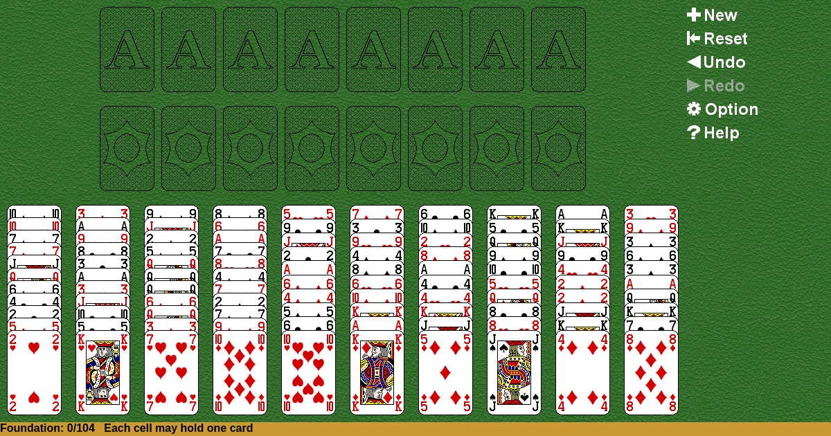 Big FreeCell Solitaire