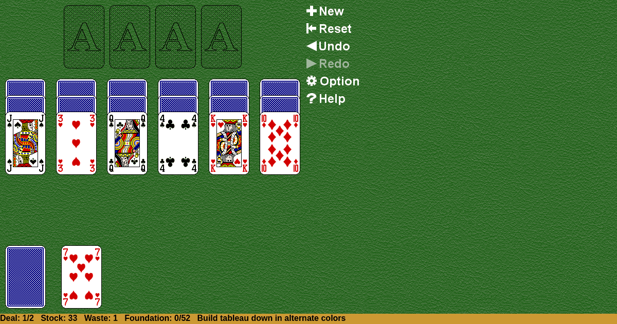 Blind Alleys Solitaire