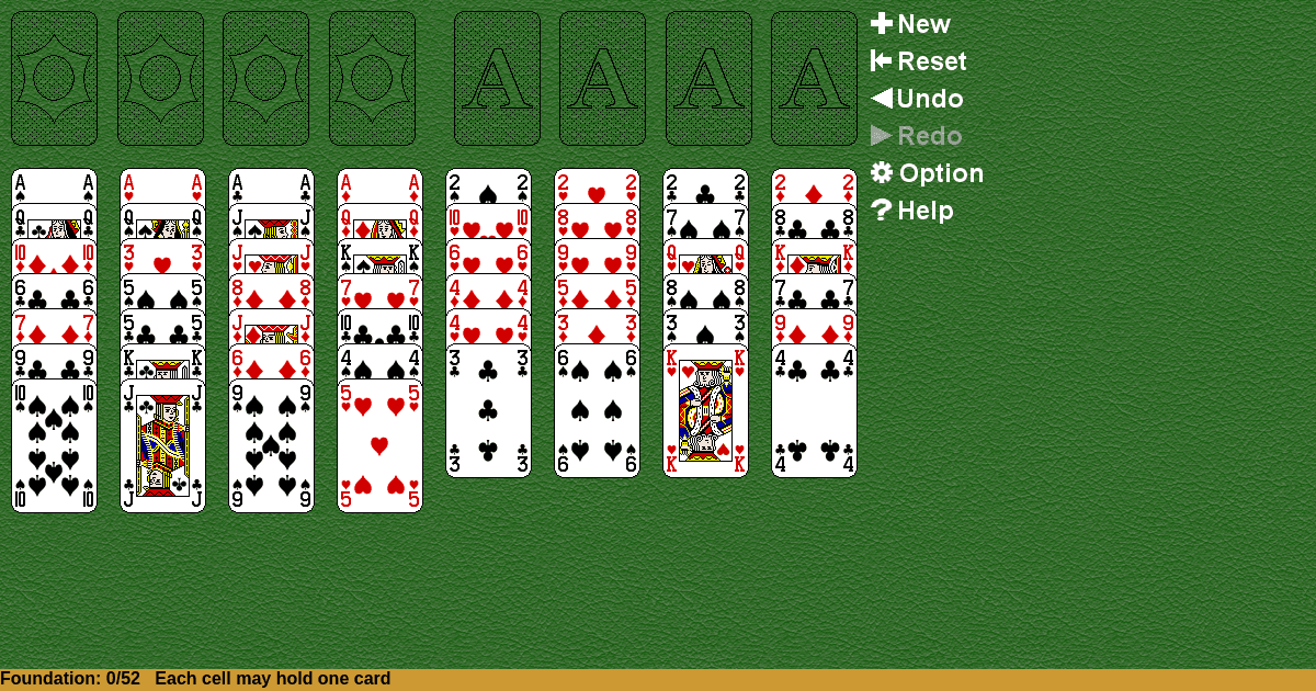 Challenge FreeCell Solitaire