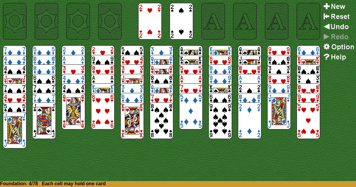 Chinese FreeCell Solitaire