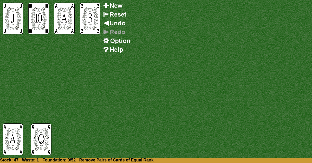 Criss Cross Solitaire