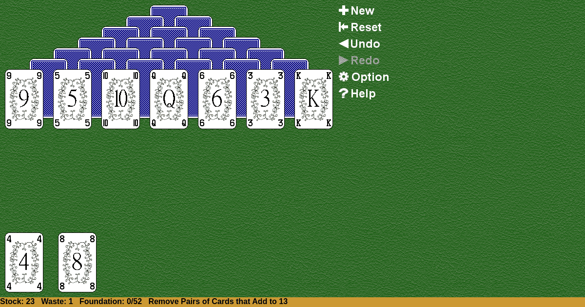 Dark Pyramid Solitaire