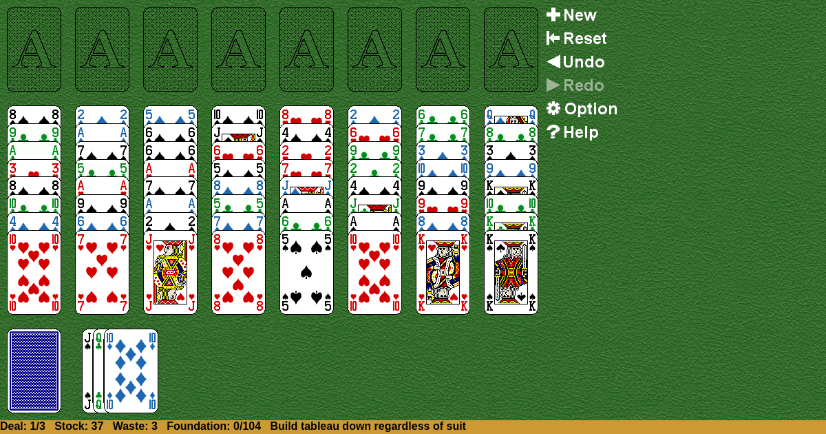 Eight by Eight Solitaire