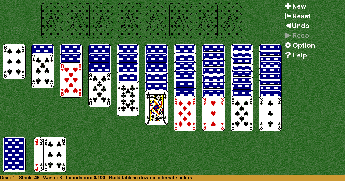 Endless Harp Solitaire