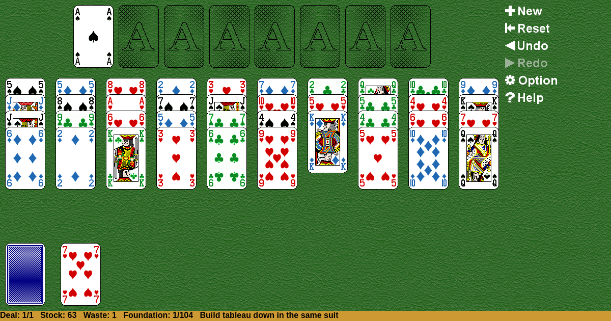 Forty Bandits Solitaire