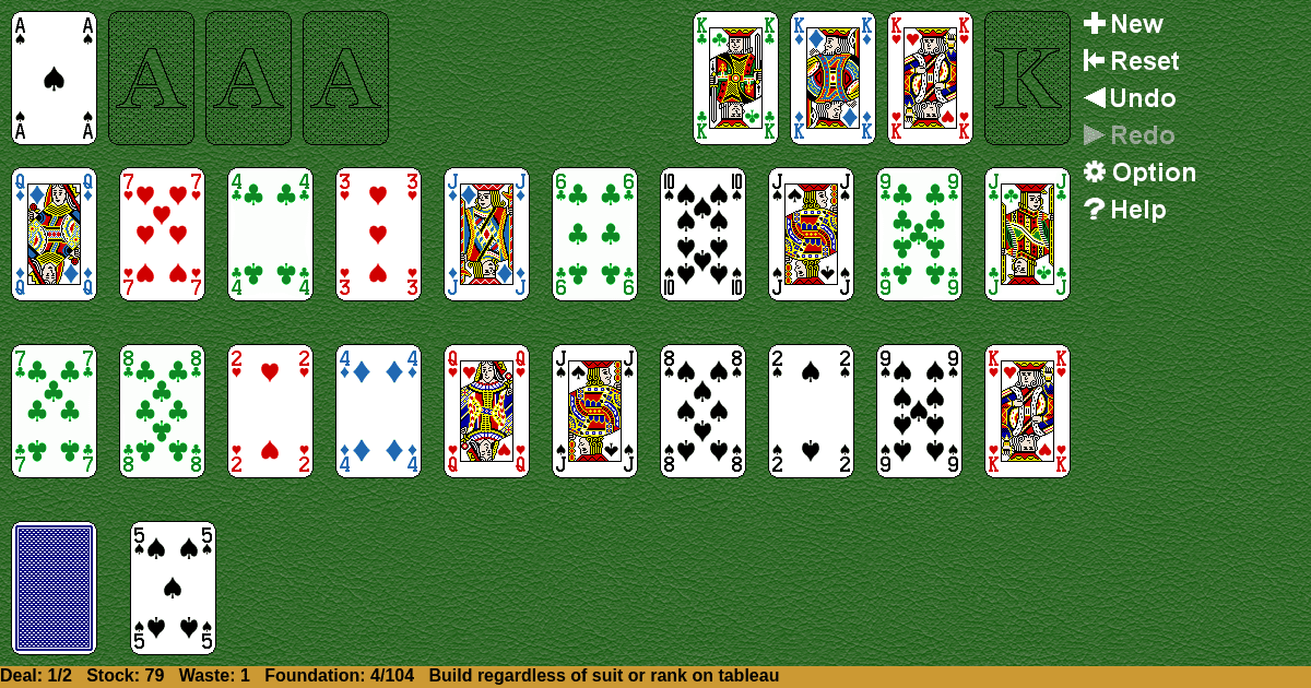 Grandfather Solitaire