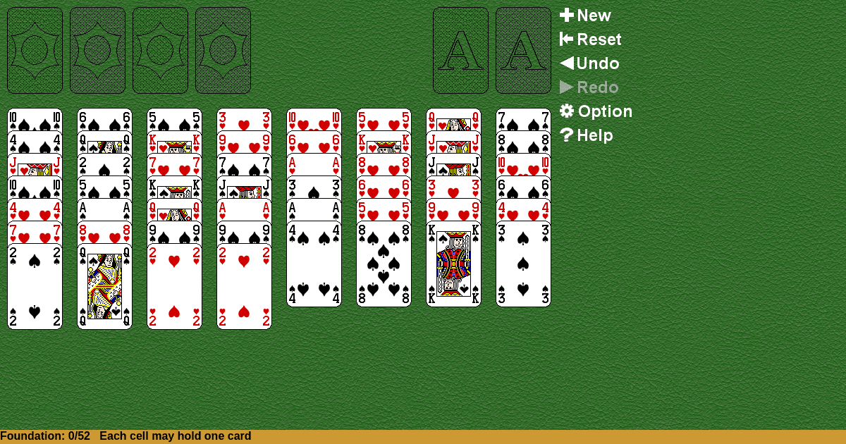 HalfCell Solitaire