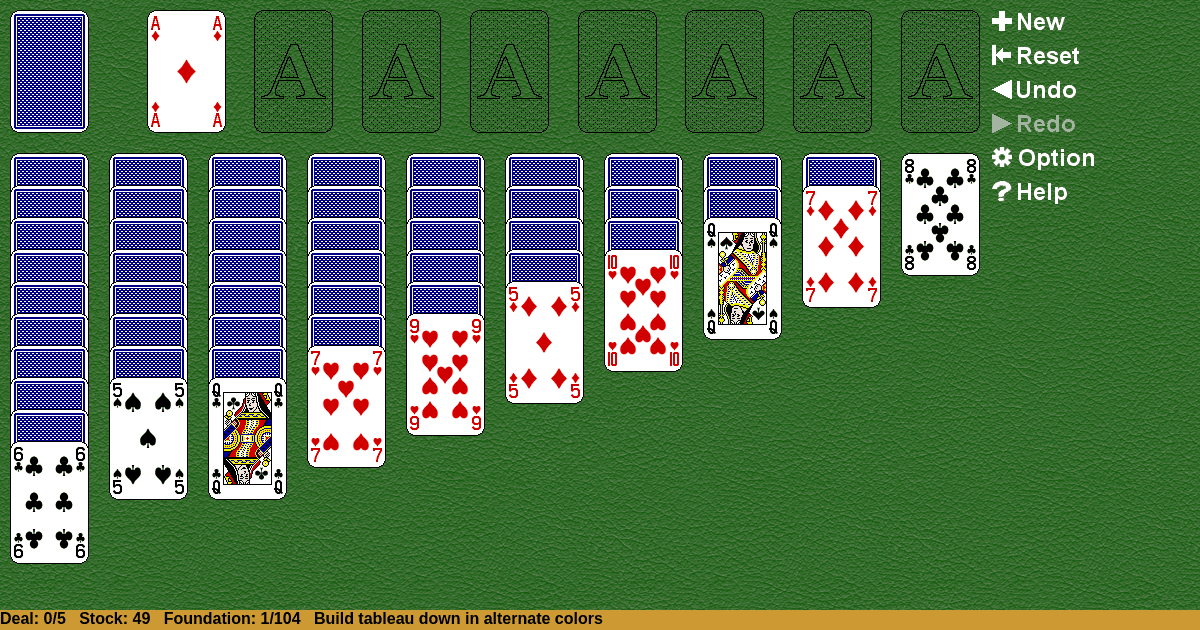 Hypotenuse Solitaire