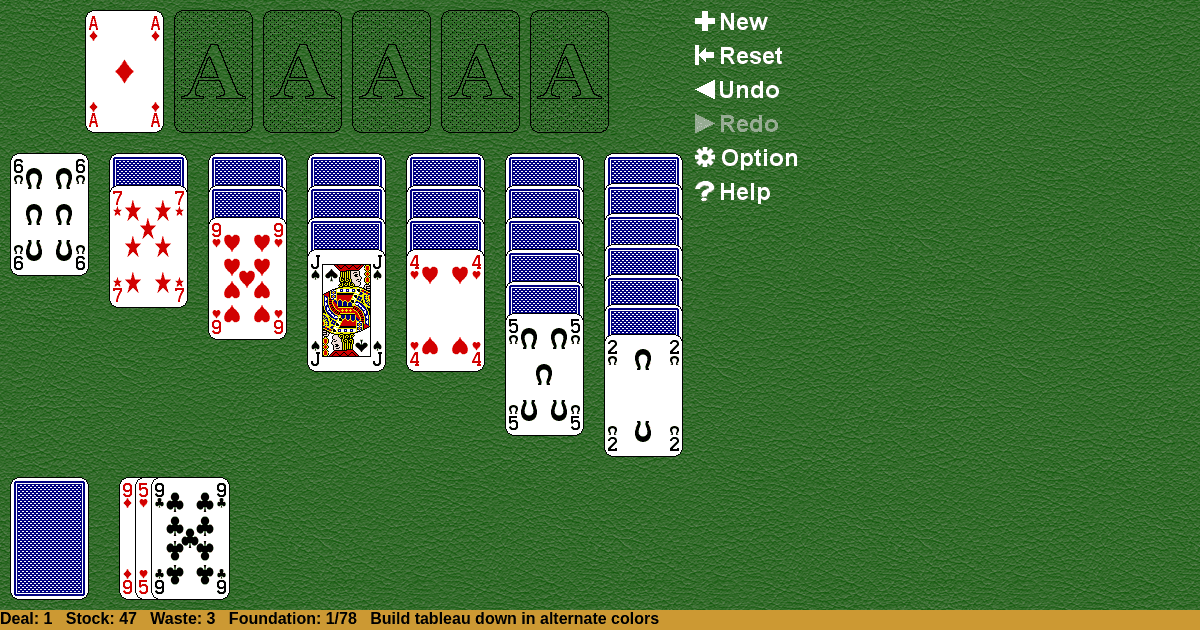 Jumbo Klondike Solitaire