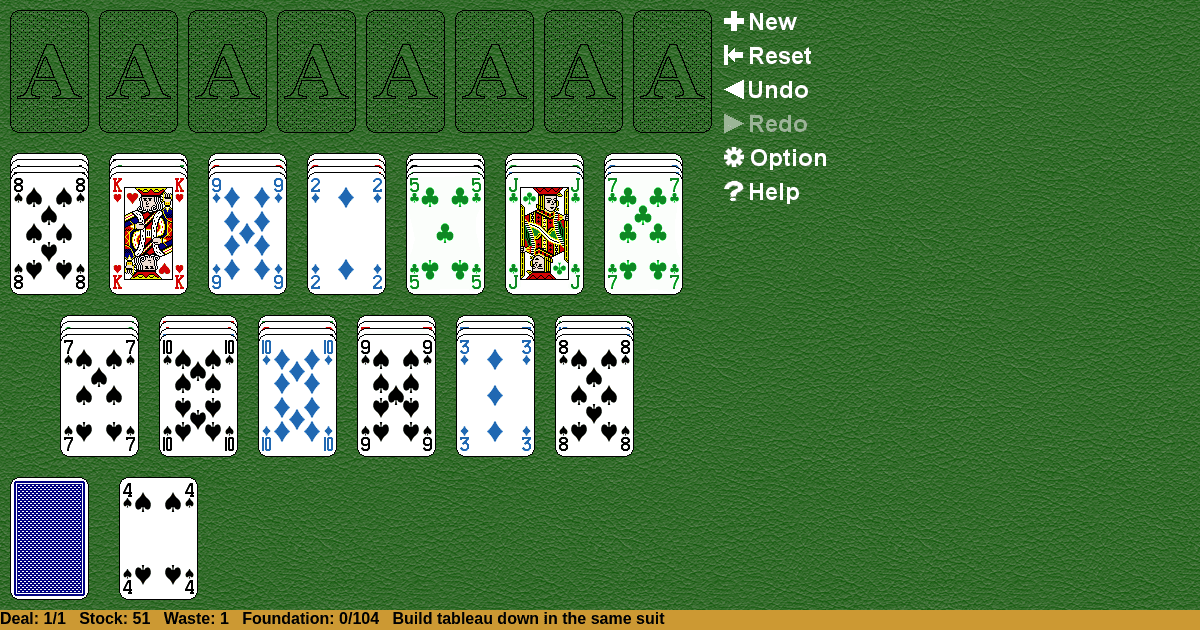 Lucas Leaps Solitaire