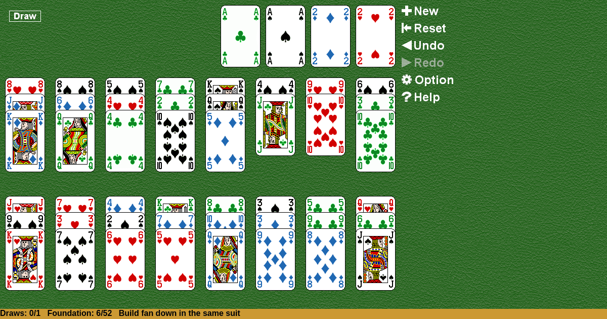 Midnight Clover Solitaire