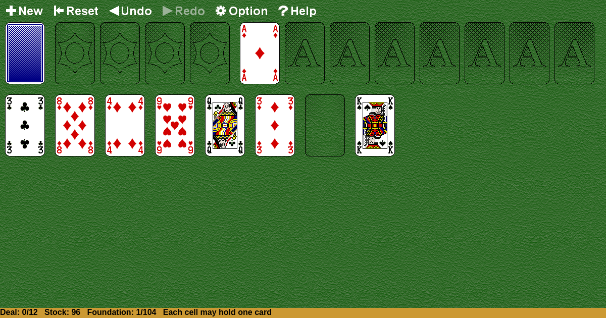 Milligan Cell Solitaire