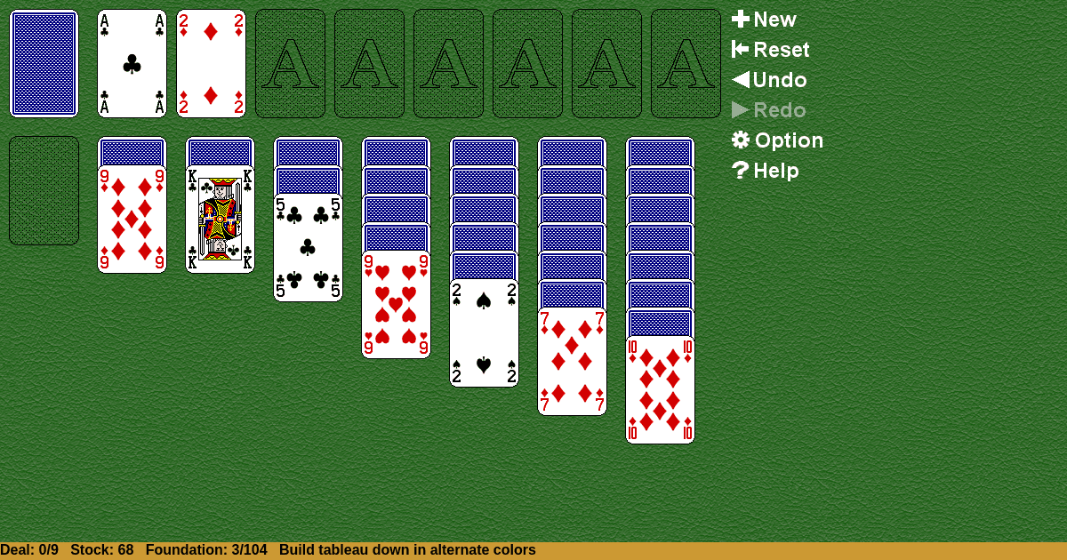 Milligan Yukon Solitaire