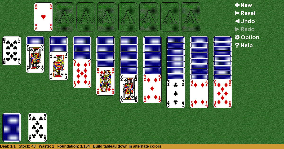 Moving Left Solitaire