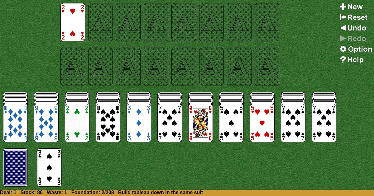 Quadruple Interchange Solitaire