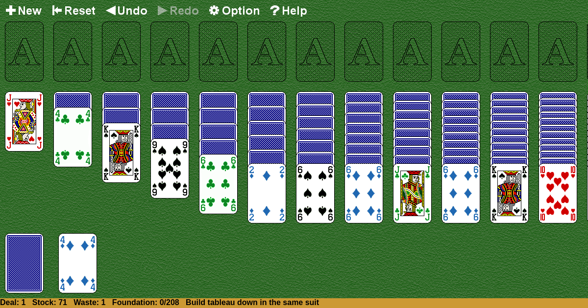 Quadruple Trigon Solitaire