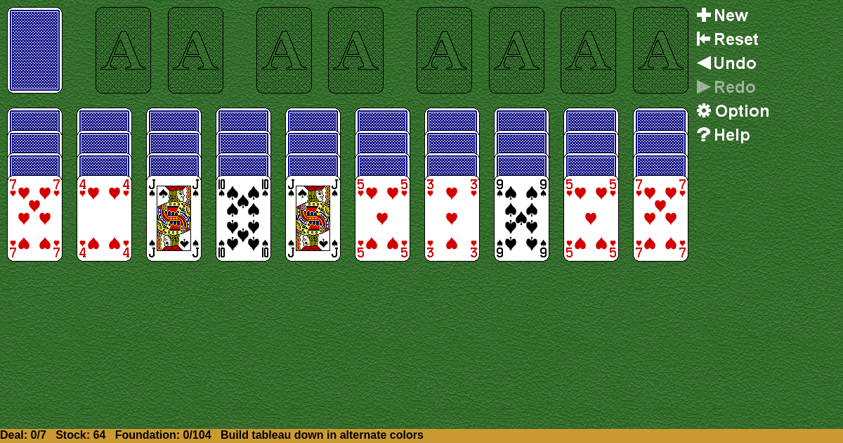 Rouge Forty Solitaire