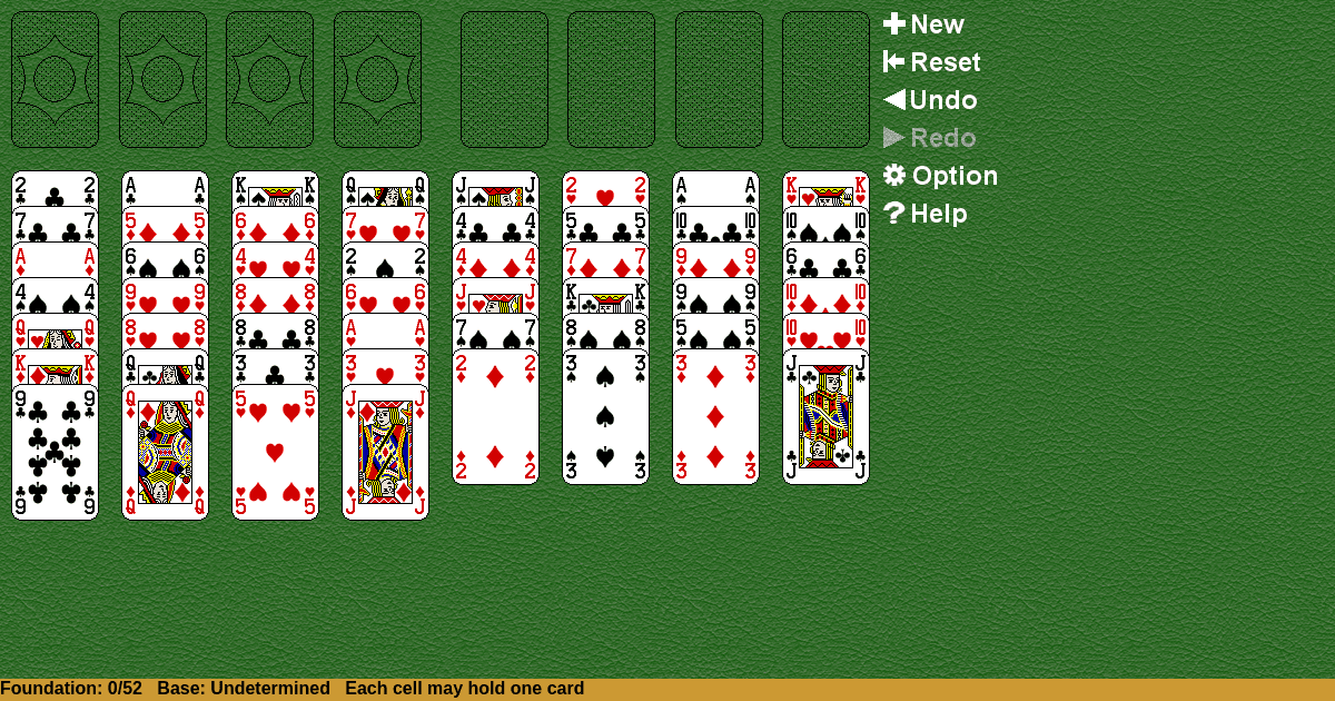 Selective FreeCell Solitaire