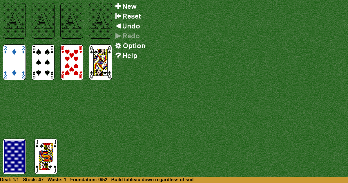 Single Rail Solitaire