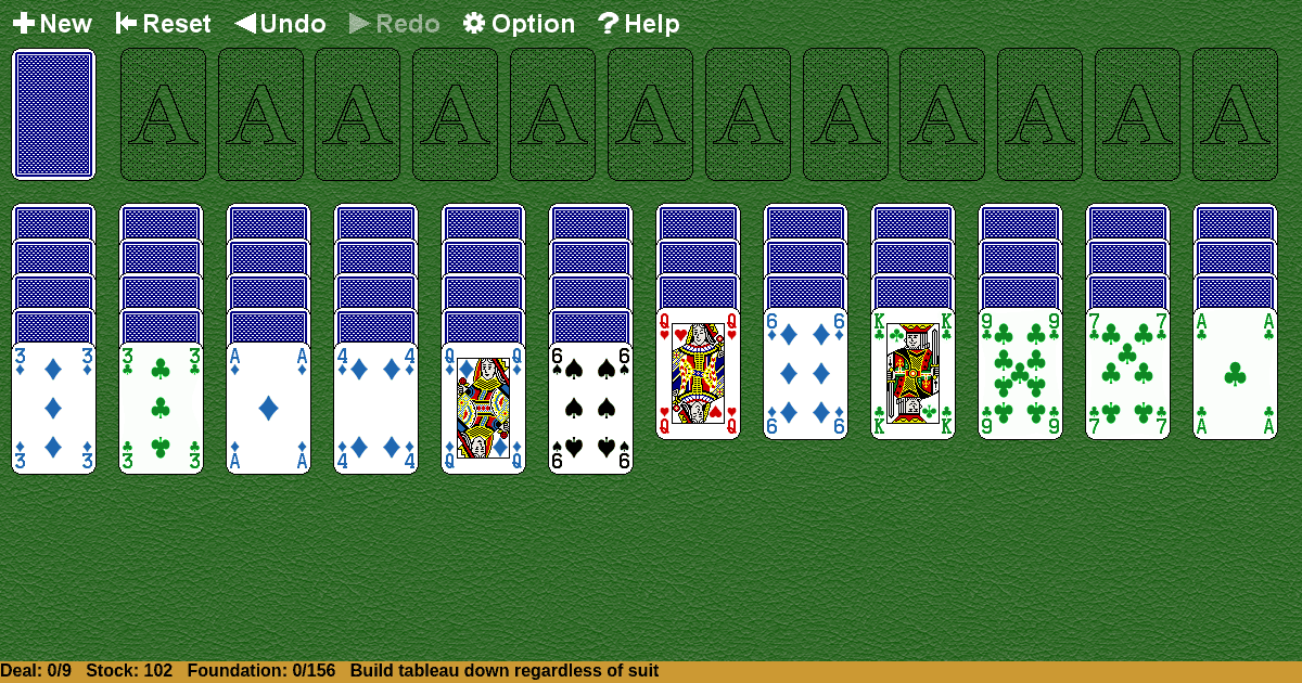 Spider Three Deck Solitaire
