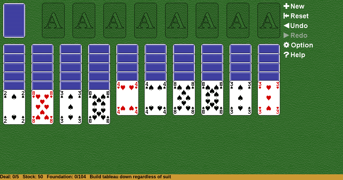 Spider Two Suits Solitaire