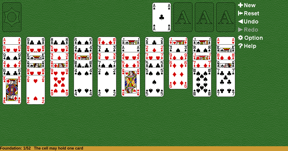 Ten By One Solitaire