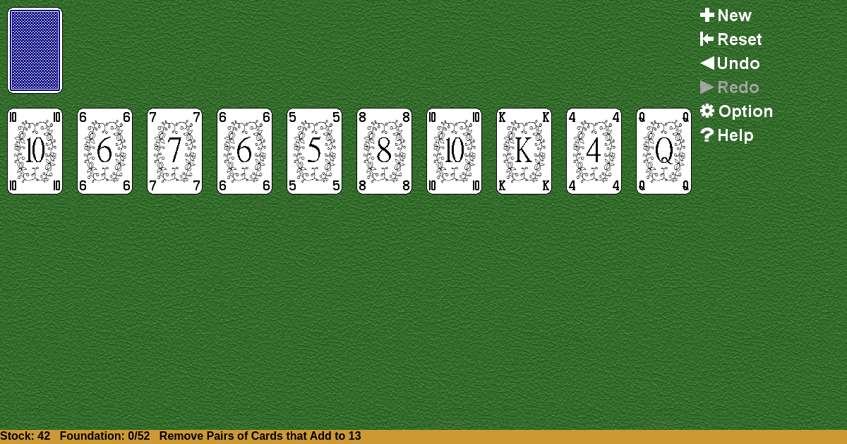 Thirteens Solitaire