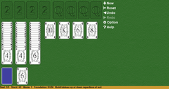 Deuces and Queens Solitaire