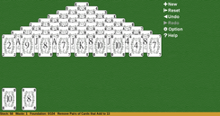 Double Pyramid Solitaire