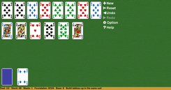 Eights Down Solitaire