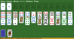 Forty Thieves (3 deck) Solitaire