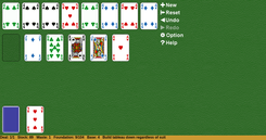 Fours Up Solitaire