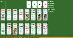 Sixteen Piles Solitaire