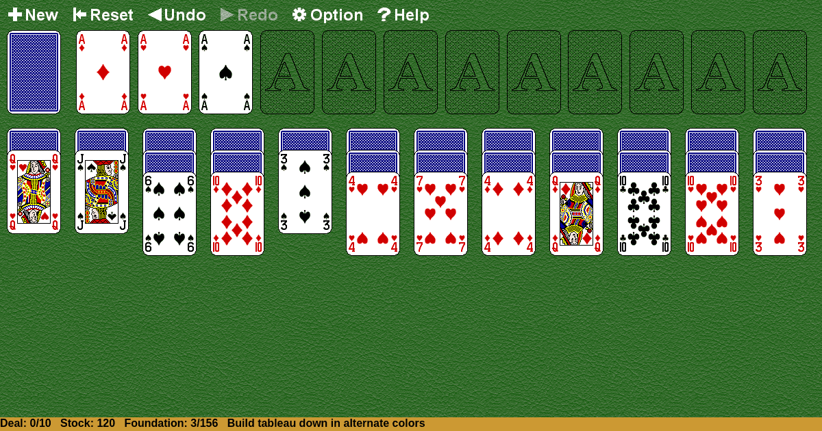 Triple Easthaven Solitaire