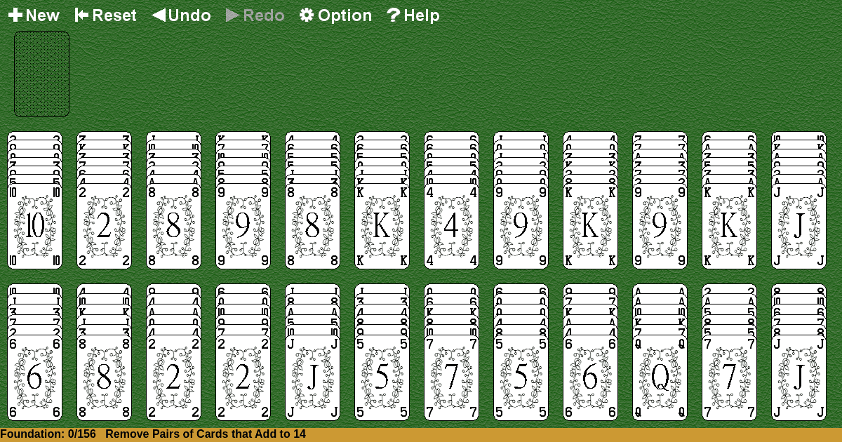 Triple Fourteens Solitaire