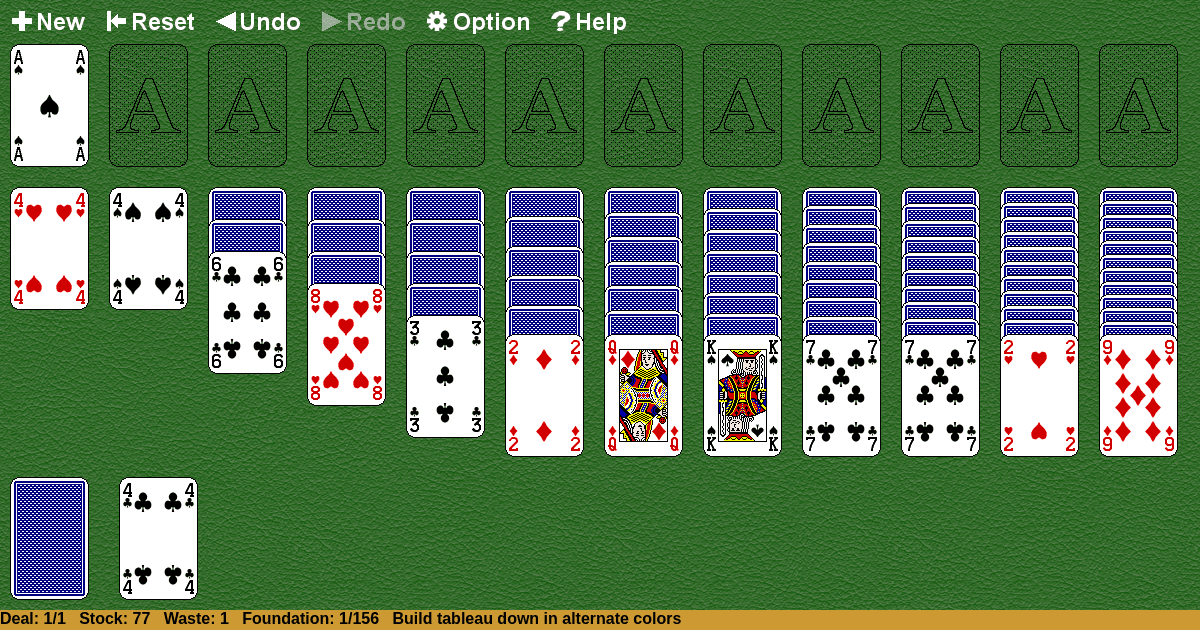 Triple Left Solitaire