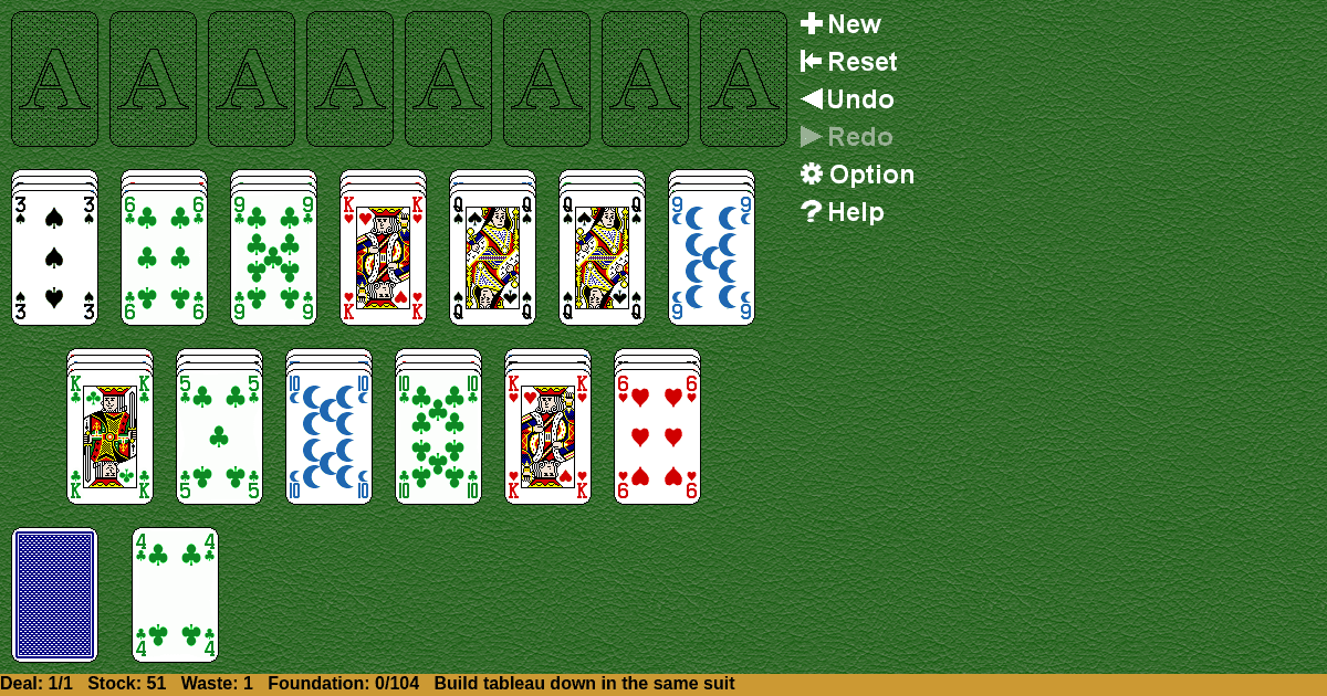 Waning Moon Solitaire